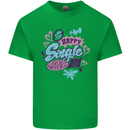 Happy Single Day Anti Valentines Romance Kids T-Shirt Childrens Irish Green