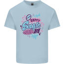 Happy Single Day Anti Valentines Romance Kids T-Shirt Childrens Light Blue