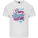 Happy Single Day Anti Valentines Romance Kids T-Shirt Childrens White