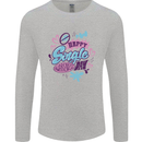 Happy Single Day Anti Valentines Romance Mens Long Sleeve T-Shirt Sports Grey