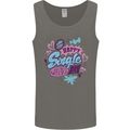 Happy Single Day Anti Valentines Romance Mens Vest Tank Top Charcoal