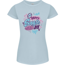 Happy Single Day Anti Valentines Romance Womens Petite Cut T-Shirt Light Blue