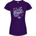 Happy Single Day Anti Valentines Romance Womens Petite Cut T-Shirt Purple