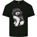 Harlequin Poodle Sketch Kids T-Shirt Childrens Black