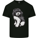 Harlequin Poodle Sketch Kids T-Shirt Childrens Black