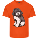 Harlequin Poodle Sketch Kids T-Shirt Childrens Orange