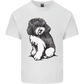 Harlequin Poodle Sketch Kids T-Shirt Childrens White