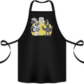 Have You Seen My Eggs Funny Easter Bunny Cotton Apron 100% Organic Black