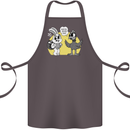 Have You Seen My Eggs Funny Easter Bunny Cotton Apron 100% Organic Dark Grey