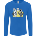 Have You Seen My Eggs Funny Easter Bunny Mens Long Sleeve T-Shirt Royal Blue
