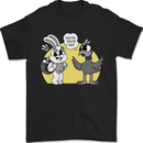 Have You Seen My Eggs Funny Easter Bunny Mens T-Shirt 100% Cotton Black