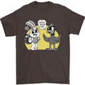 Have You Seen My Eggs Funny Easter Bunny Mens T-Shirt 100% Cotton Dark Chocolate
