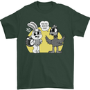 Have You Seen My Eggs Funny Easter Bunny Mens T-Shirt 100% Cotton Forest Green