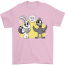 Have You Seen My Eggs Funny Easter Bunny Mens T-Shirt 100% Cotton Light Pink