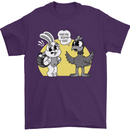 Have You Seen My Eggs Funny Easter Bunny Mens T-Shirt 100% Cotton Purple