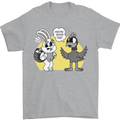 Have You Seen My Eggs Funny Easter Bunny Mens T-Shirt 100% Cotton Sports Grey