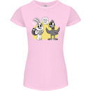 Have You Seen My Eggs Funny Easter Bunny Womens Petite Cut T-Shirt Light Pink