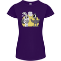 Have You Seen My Eggs Funny Easter Bunny Womens Petite Cut T-Shirt Purple