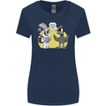 Have You Seen My Eggs Funny Easter Bunny Womens Wider Cut T-Shirt Navy Blue