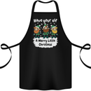 Have Your Elf a Merry Little Christmas Cotton Apron 100% Organic Black