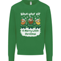 Have Your Elf a Merry Little Christmas Kids Sweatshirt Jumper Irish Green