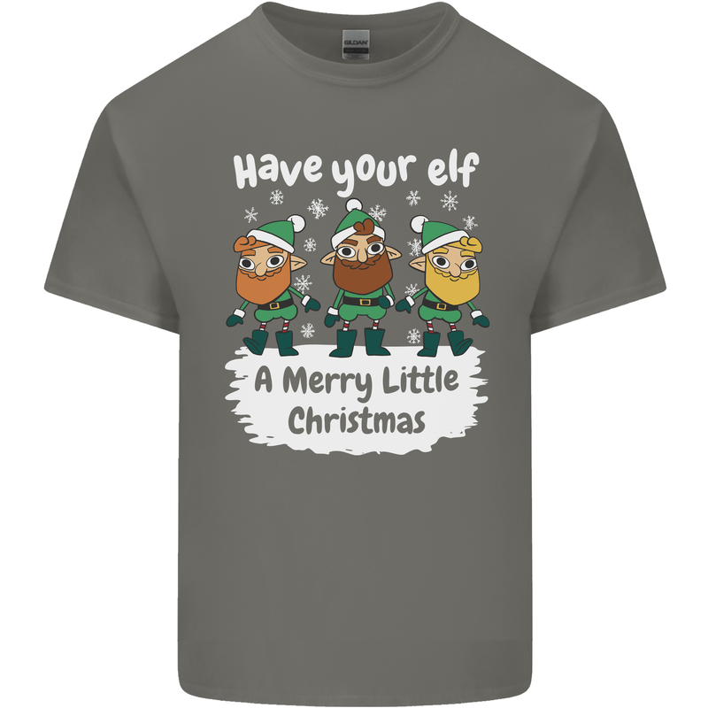 Have Your Elf a Merry Little Christmas Kids T-Shirt Childrens Charcoal