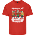 Have Your Elf a Merry Little Christmas Kids T-Shirt Childrens Red