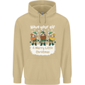 Have Your Elf a Merry Little Christmas Mens 80% Cotton Hoodie Sand