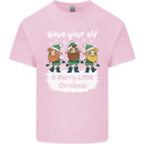 Have Your Elf a Merry Little Christmas Mens Cotton T-Shirt Tee Top Light Pink