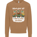 Have Your Elf a Merry Little Christmas Mens Sweatshirt Jumper Caramel Latte
