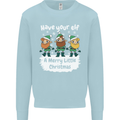 Have Your Elf a Merry Little Christmas Mens Sweatshirt Jumper Light Blue