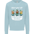 Have Your Elf a Merry Little Christmas Mens Sweatshirt Jumper Light Blue