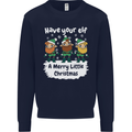 Have Your Elf a Merry Little Christmas Mens Sweatshirt Jumper Navy Blue