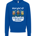 Have Your Elf a Merry Little Christmas Mens Sweatshirt Jumper Royal Blue