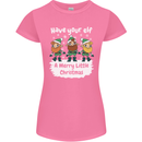 Have Your Elf a Merry Little Christmas Womens Petite Cut T-Shirt Azalea