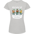 Have Your Elf a Merry Little Christmas Womens Petite Cut T-Shirt Sports Grey