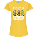 Have Your Elf a Merry Little Christmas Womens Petite Cut T-Shirt Yellow