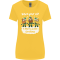 Have Your Elf a Merry Little Christmas Womens Wider Cut T-Shirt Yellow