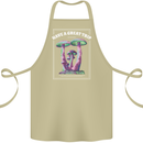 Have a Great Trip Magic Mushrooms LSD Hippy Cotton Apron 100% Organic Khaki