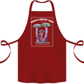 Have a Great Trip Magic Mushrooms LSD Hippy Cotton Apron 100% Organic Maroon