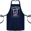 Have a Great Trip Magic Mushrooms LSD Hippy Cotton Apron 100% Organic Navy Blue