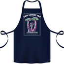 Have a Great Trip Magic Mushrooms LSD Hippy Cotton Apron 100% Organic Navy Blue