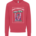 Have a Great Trip Magic Mushrooms LSD Hippy Kids Sweatshirt Jumper Heliconia