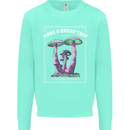 Have a Great Trip Magic Mushrooms LSD Hippy Kids Sweatshirt Jumper Peppermint