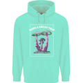 Have a Great Trip Magic Mushrooms LSD Hippy Mens 80% Cotton Hoodie Peppermint