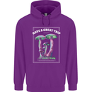Have a Great Trip Magic Mushrooms LSD Hippy Mens 80% Cotton Hoodie Purple