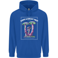 Have a Great Trip Magic Mushrooms LSD Hippy Mens 80% Cotton Hoodie Royal Blue