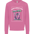 Have a Great Trip Magic Mushrooms LSD Hippy Mens Sweatshirt Jumper Azalea