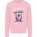 Have a Great Trip Magic Mushrooms LSD Hippy Mens Sweatshirt Jumper Light Pink