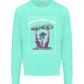 Have a Great Trip Magic Mushrooms LSD Hippy Mens Sweatshirt Jumper Peppermint